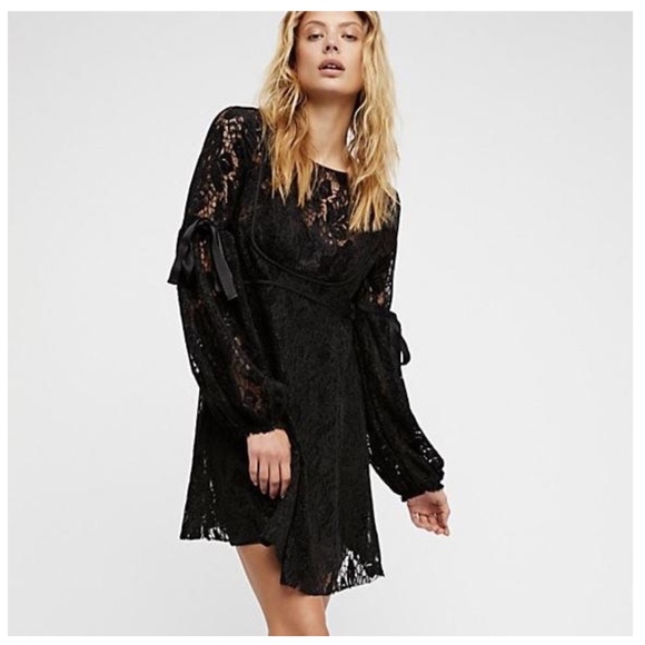 Nwt Free People Ruby Lace Mini Dress S 